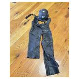 MEDIUM LONG RIDER LEATHERS AND OUTLAW XS