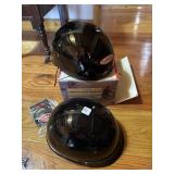 NEW HCI MOTORCYCLE HELMET (SIZE 2XL) AND A