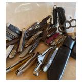 ASSORTED POCKET KNIVES - VARIOUS BRANDS