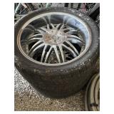 SET OF 2 ROADIAN HP TIRES AND WHEELS - 305/40R22