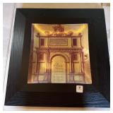 PAIR OF DECORATIVE PLATES - FRAMED