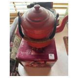 TEA SET AND TEA KETTLE