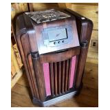 ANTIQUE FLOOR MODEL RADIO - PHILCO - UNTESTED