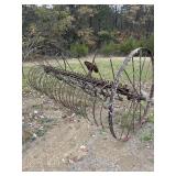 ANTIQUE HORSE DRAWN HAY THATCHER