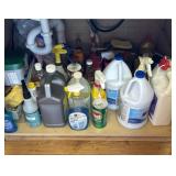 CLEANING SUPPLIES UNDER KITCHEN SINK
