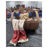TEDDY BEAR AND A BASKET