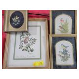 4PCS OF FRAMED ART WORK