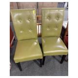 PAIR OF DEACON STYLE DINING CHAIRS