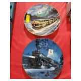 2 "THE EMPIRE BUILDER" COLLECTOR PLATES
