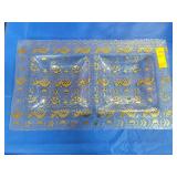 GEORGE BRIARD SMALL DBL SIDED PERSAIN GARDEN TRAY