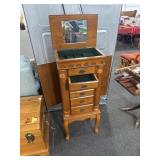 6 DRAWER JEWELRY CHEST ON LEGS