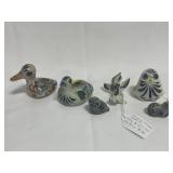 6PC CERAMIC FIGURINES