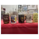 5 GLASS STEINS