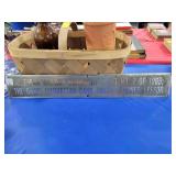 SOUTHER RAILWAY TRUST SIGN, BASKET, ETC.