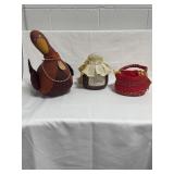 3 HANDCRAFTED STUFFED DUCK AND MORE
