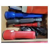 9 ASSORTED FLASHLIGHTS