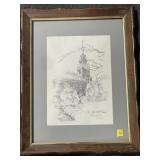 THE OLD NORTH CHURCH BOSTON 1723-SIGNED BY