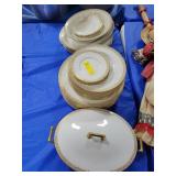 24PC THEODORE HAVILAND  LIMOGES FRANCE DINNERWARE