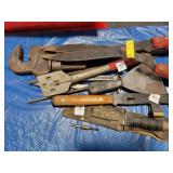 HAND TOOLS: WRENCH, LOPPERS, KNIFE, ETC.
