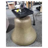 BRASS LOOK TRAIN BELL - NO CLAPPER