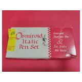 OSMIROID ITALIC PEN SET W/BOX