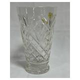 10" CRYSTAL VASE