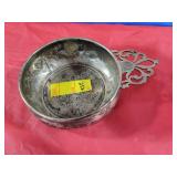 STERLING SILVER BOWL WITH HANDLE-4" WITH MEK JR