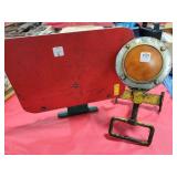 RAILROAD REFLECTOR NAD METAL SIGN