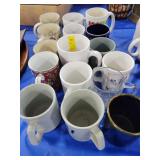 16 ASSORTED MUGS