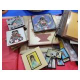 ART DECO HANDPAINTED TILES/COASTERS/WALL DECOR &