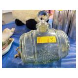 GLASS BEVERAGE DISPENSER W/SPIGOT