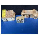 3 KELLER CHARLES PHILADELPHIA CERAMIC HANDPAINTED