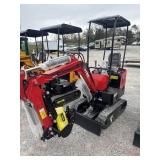 MIVA MINI EXCAVATOR 13.5HP GAS WITH ROPS