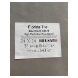 [543sft] 24"x24" Gramercy Gray Florida Tile