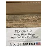 [360sft]  6"x24" Wind River Beige Florida Tile