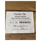 [576sft] 8"x36" Kerala Karma Florida Tile