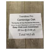 [663sft] Cambridge Oak Laminate Flooring