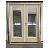 5-0 RH Double Door With Blinds