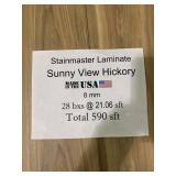 [590sft] 8mm SunnyView Hickory Laminate Flooring