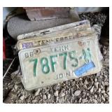 LICENSE PLATES - ASSORTED (INCLUDES THE