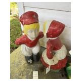 CONCRETE DUTCH BOY AND GIRL