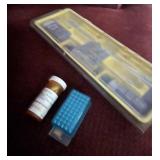 TRASH CAN W/GUN CLEANING KITS AND