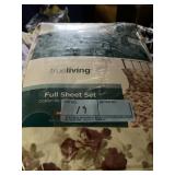 3 NEW BED COVERS: 1 NEW FULL SHEET SET,