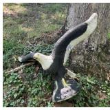 CONCRETE EAGLE (DAMAGED) AND FROG