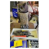 DRILL BITS, FUEL PUMP, ARIFICIAL OWL, ETC.