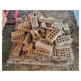 PALLET OF RED BRICK