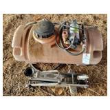 AG SPRAY EQUIP. SRAY TANK AND FLOOR JACK