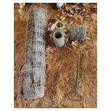 PARTIAL ROLL OF WOVEN WIRE FENCE AND PARTIAL ROLLS