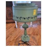 METAL TABLE LAMP WITH METAL SHADE