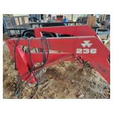MASSEY FERGUSON 236 FRONT END LOADER WITH BUCKET